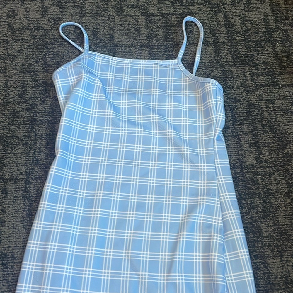 shein blue dress